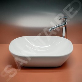 Laufen Lua - Vasque, 50x35 cm, sans trop-plein, LCC, blanc H8120834001121
