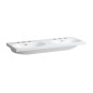 Laufen Lua - Double lavabo de meuble 46x120 cm, avec trop-plein, trous pour robinetterie, blanc H8140810001081 Laufen Lua - Double lavabo de meuble 46x120 cm, avec trop-plein, trous pour robinetterie, blanc H8140810001081