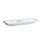 Laufen Lua - Double lavabo de meuble 46x120 cm, avec trop-plein, sans trou pour robinetterie, LCC, blanc H8140814001091 Laufen Lua - Double lavabo de meuble 46x120 cm, avec trop-plein, sans trou pour robinetterie, LCC, blanc H8140814001091