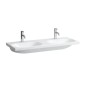 Laufen Lua - Double lavabo de meuble 46x120 cm, sans trop-plein, 2 trous pour robinetterie, LCC, blanc H8140814001561 Laufen Lua - Double lavabo de meuble 46x120 cm, sans trop-plein, 2 trous pour robinetterie, LCC, blanc H8140814001561