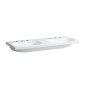 Laufen Lua - Double lavabo de meuble 46x120 cm, sans trop-plein, trous pour robinetterie, blanc H8140810001581 Laufen Lua - Double lavabo de meuble 46x120 cm, sans trop-plein, trous pour robinetterie, blanc H8140810001581