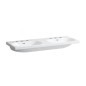 Laufen Lua - Double lavabo de meuble 46x120 cm, sans trop-plein, trous pour robinetterie, LCC, blanc H8140814001581 Laufen Lua - Double lavabo de meuble 46x120 cm, sans trop-plein, trous pour robinetterie, LCC, blanc H8140814001581