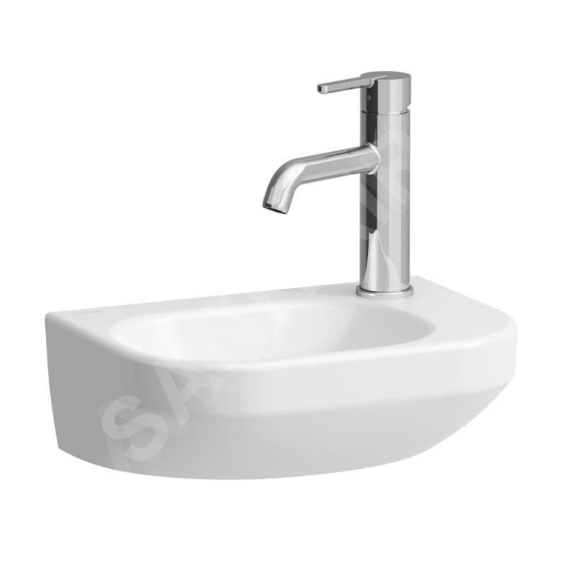 Laufen Lua - Lavabo 36x25 cm, sans trop-plein, trou pour robinet à droite, blanc H8150800001141
