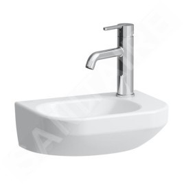 Laufen Lua - Lave-mains 36x25 cm, sans trop-plein, trou pour robinet à droite, LCC, blanc H8150804001141
