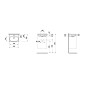 Laufen Lua - Lave-mains de meuble 45x35 cm, avec trop-plein, trou pour robinet, blanc H8150810001041