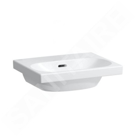 Laufen Lua - Lave-mains de meuble 45x35 cm, avec trop-plein, sans trou de robinetterie, blanc H8150810001091