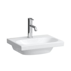 Laufen Lua - Lave-mains de meuble 45x35 cm, sans trop-plein, trou pour robinet, blanc H8150810001561