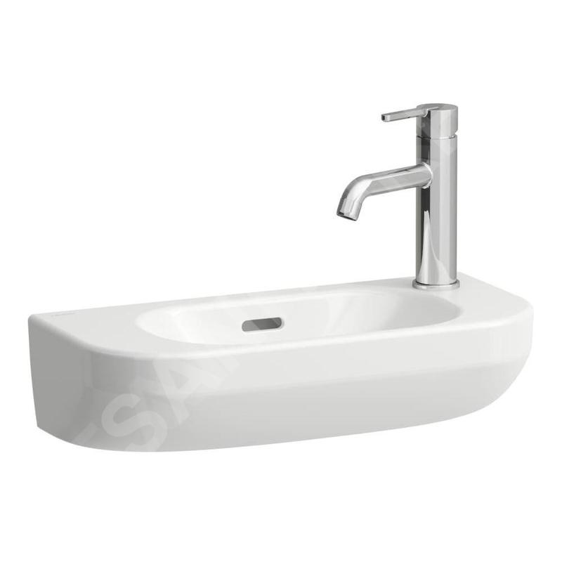 Laufen Lua - Lave-main 50x23 cm, avec trop-plein, trou pour robinet à droite, blanc H8150820001061
