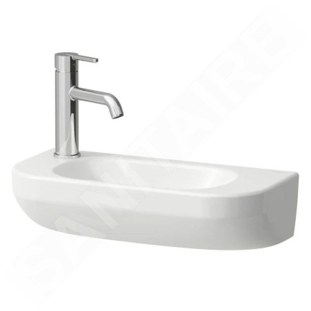 Laufen Lua - Lave-mains 50x23 cm, sans trop-plein, trou de robinetterie à gauche, blanc H8150820001131
