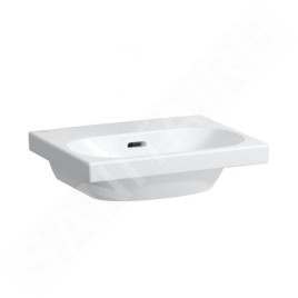 Laufen Lua - Lave-mains de meuble 45x35 cm, avec trop-plein, sans trou de robinetterie, blanc H8160800001091