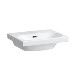 Laufen Lua - Lave-mains de meuble 45x35 cm, avec trop-plein, sans trou pour robinet, LCC, blanc H8160804001091