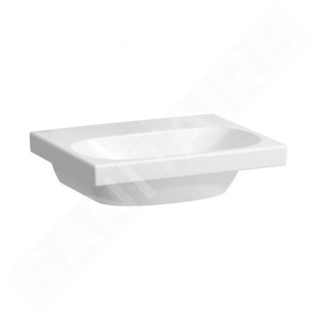 Laufen Lua - Lave-mains de meuble 45x35 cm, sans trop-plein, sans trou pour robinet, LCC, blanc H8160804001421