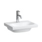 Laufen Lua - Lave-mains de meuble 45x35 cm, sans trop-plein, trou pour robinet, blanc H8160800001561