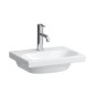 Laufen Lua - Lave-mains de meuble 45x35 cm, sans trop-plein, trou pour robinet, LCC, blanc H8160804001561