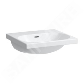 Laufen Lua - Lavabo de meuble 50x46 cm, avec trop-plein, sans trou de robinet, blanc H8160810001091