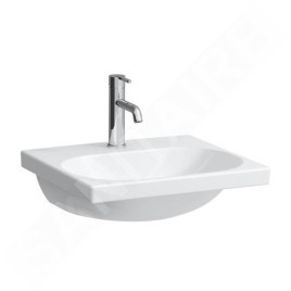 Laufen Lua - Lavabo de meuble 50x46 cm, sans trop-plein, trou pour robinetterie, blanc H8160810001561