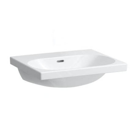 Laufen Lua - Lavabo de meuble 55x46 cm, avec trop-plein, sans trou de robinet, blanc H8160820001091