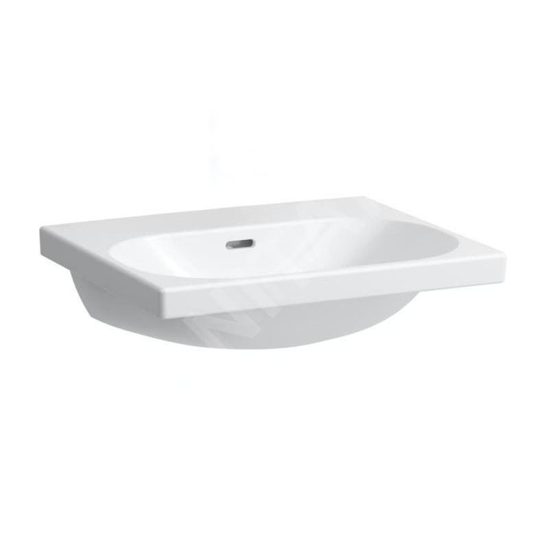 Laufen Lua - Lavabo de meuble 55x46 cm, avec trop-plein, sans trou pour robinet, LCC, blanc H8160824001091 Laufen Lua - Lavabo de meuble 55x46 cm, avec trop-plein, sans trou pour robinet, LCC, blanc H8160824001091