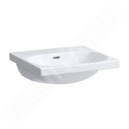 Laufen Lua - Lavabo de meuble 60x46 cm, avec trop-plein, sans trou de robinet, blanc H8160830001091