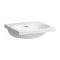 Laufen Lua - Lavabo de meuble 60x46 cm, avec trop-plein, sans trou pour robinet, LCC, blanc H8160834001091 Laufen Lua - Lavabo de meuble 60x46 cm, avec trop-plein, sans trou pour robinet, LCC, blanc H8160834001091