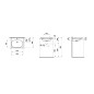 Laufen Lua - Lavabo de meuble 55x46 cm, sans trop-plein, trou pour robinetterie, blanc H8160820001561 Laufen Lua - Lavabo de meuble 55x46 cm, sans trop-plein, trou pour robinetterie, blanc H8160820001561