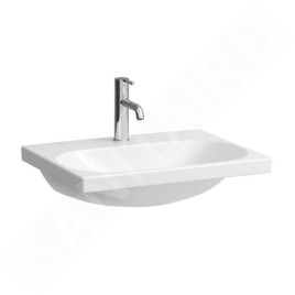 Laufen Lua - Lavabo de meuble 60x46 cm, sans trop-plein, trou pour robinet, LCC, blanc H8160834001561