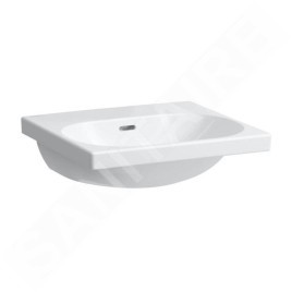 Laufen Lua - Lavabo de meuble 65x46 cm, avec trop-plein, sans trou pour robinet, LCC, blanc H8160844001091