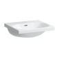 Laufen Lua - Lavabo de meuble 65x46 cm, avec trop-plein, sans trou pour robinet, LCC, blanc H8160844001091 Laufen Lua - Lavabo de meuble 65x46 cm, avec trop-plein, sans trou pour robinet, LCC, blanc H8160844001091