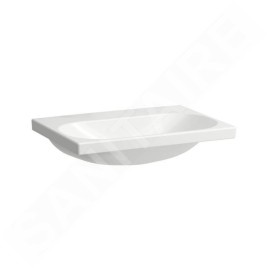 Laufen Lua - Lavabo de meuble 65x46 cm, sans trop-plein, sans trou de robinet, blanc H8160840001421