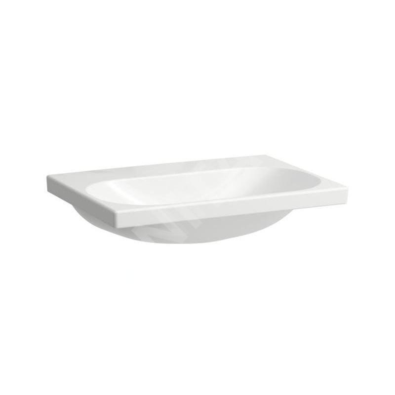 Laufen Lua - Lavabo de meuble 65x46 cm, sans trop-plein, sans trou pour robinet, LCC, blanc H8160844001421