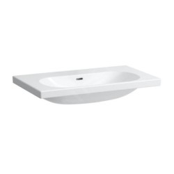 Laufen Lua - Lavabo de meuble 80x46 cm, avec trop-plein, sans trou de robinet, blanc H8160870001091