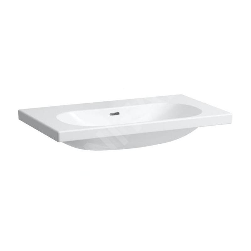 Laufen Lua - Lavabo de meuble 80x46 cm, avec trop-plein, sans trou pour robinet, LCC, blanc H8160874001091 Laufen Lua - Lavabo de meuble 80x46 cm, avec trop-plein, sans trou pour robinet, LCC, blanc H8160874001091