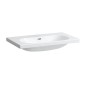 Laufen Lua - Lavabo de meuble 80x46 cm, avec trop-plein, sans trou pour robinet, LCC, blanc H8160874001091 Laufen Lua - Lavabo de meuble 80x46 cm, avec trop-plein, sans trou pour robinet, LCC, blanc H8160874001091
