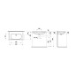 Laufen Lua - Lavabo de meuble 80x46 cm, sans trop-plein, sans trou pour robinet, LCC, blanc H8160874001421 Laufen Lua - Lavabo de meuble 80x46 cm, sans trop-plein, sans trou pour robinet, LCC, blanc H8160874001421