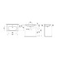 Laufen Lua - Lavabo de meuble 80x46 cm, sans trop-plein, trou pour robinet, LCC, blanc H8160874001561 Laufen Lua - Lavabo de meuble 80x46 cm, sans trop-plein, trou pour robinet, LCC, blanc H8160874001561