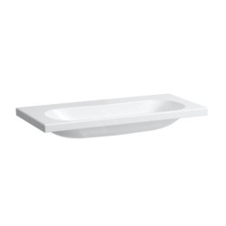 Laufen Lua - Lavabo de meuble 100x46 cm, sans trop-plein, sans trou de robinet, blanc H8160890001421