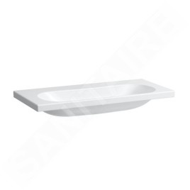 Laufen Lua - Lavabo de meuble 100x46 cm, sans trop-plein, sans trou pour robinet, LCC, blanc H8160894001421