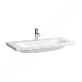 Laufen Lua - Lavabo de meuble 100x46 cm, sans trop-plein, trou pour robinetterie, blanc H8160890001561
