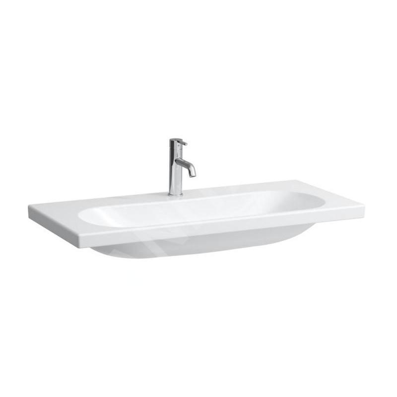 Laufen Lua - Lavabo de meuble 100x46 cm, sans trop-plein, trou pour robinet, LCC, blanc H8160894001561 Laufen Lua - Lavabo de meuble 100x46 cm, sans trop-plein, trou pour robinet, LCC, blanc H8160894001561
