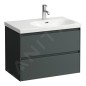 Laufen Lua - Lavabo de meuble 75x46 cm, avec trop-plein, trou pour robinet, LCC, blanc H8170854001041