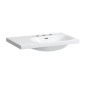 Laufen Lua - Lavabo de meuble 75x46 cm, avec trop-plein, 3 trous pour robinetterie, blanc H8170850001081
