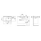 Laufen Lua - Lavabo de meuble 75x46 cm, sans trop-plein, 1 trou pour robinetterie, LCC, blanc H8170854001111 Laufen Lua - Lavabo de meuble 75x46 cm, sans trop-plein, 1 trou pour robinetterie, LCC, blanc H8170854001111
