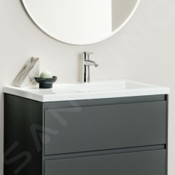 Laufen Lua - Lavabo de meuble 75x46 cm, sans trop-plein, 1 trou pour robinetterie, LCC, blanc H8170854001111