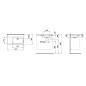 Laufen Lua - Lavabo de meuble 75x46 cm, sans trop-plein, sans trou pour robinet, blanc H8170850001121 Laufen Lua - Lavabo de meuble 75x46 cm, sans trop-plein, sans trou pour robinet, blanc H8170850001121