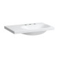 Laufen Lua - Lavabo de meuble 75x46 cm, sans trop-plein, 3 trous pour robinetterie, blanc H8170850001581 Laufen Lua - Lavabo de meuble 75x46 cm, sans trop-plein, 3 trous pour robinetterie, blanc H8170850001581