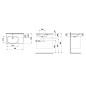 Laufen Lua - Lavabo de meuble 75x46 cm, avec trop-plein, trou pour robinetterie, blanc H8170860001041 Laufen Lua - Lavabo de meuble 75x46 cm, avec trop-plein, trou pour robinetterie, blanc H8170860001041
