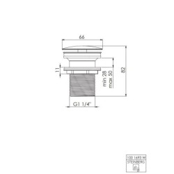 Steinberg 100 - Bonde non refermable, blanc 100 1693 W