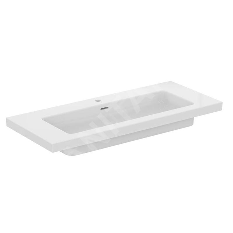 Ideal Standard Extra - Lavabo 51x121 cm, avec trop-plein, trou pour robinetterie, blanc T437001 Ideal Standard Extra - Lavabo 51x121 cm, avec trop-plein, trou pour robinetterie, blanc T437001