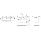 Laufen VAL - Lavabo, 75x42 cm, avec trop-plein, trou pour robinet, blanc H8102850001041 Laufen VAL - Lavabo, 75x42 cm, avec trop-plein, trou pour robinet, blanc H8102850001041