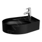 Laufen VAL - Lavabo, 50x40 cm, avec trop-plein, trou pour robinet, noir mat H8122817161041